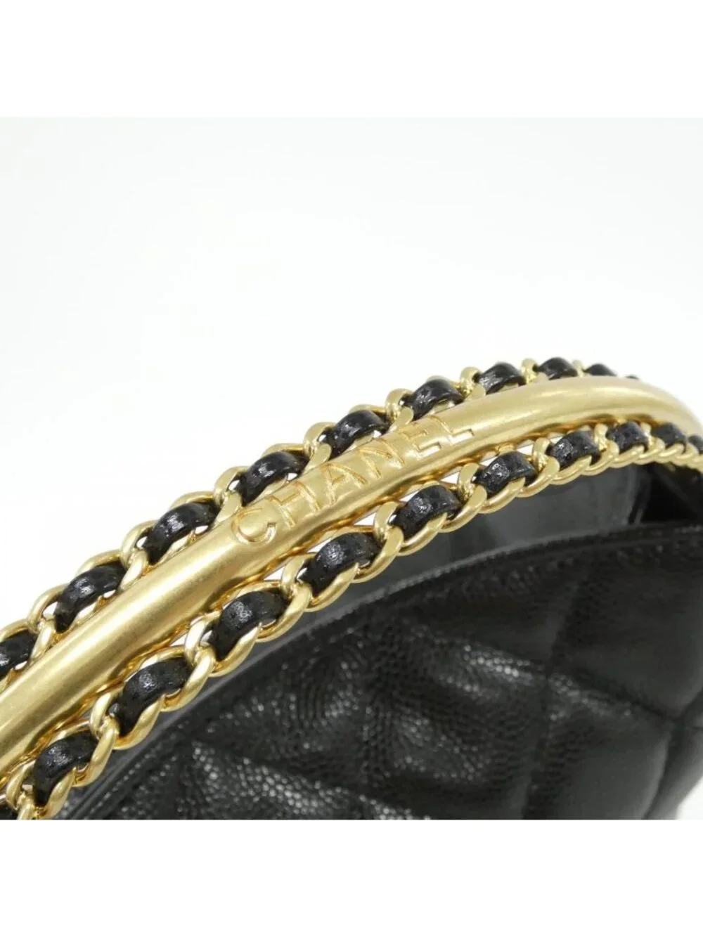 Chanel Chain Clutch Black